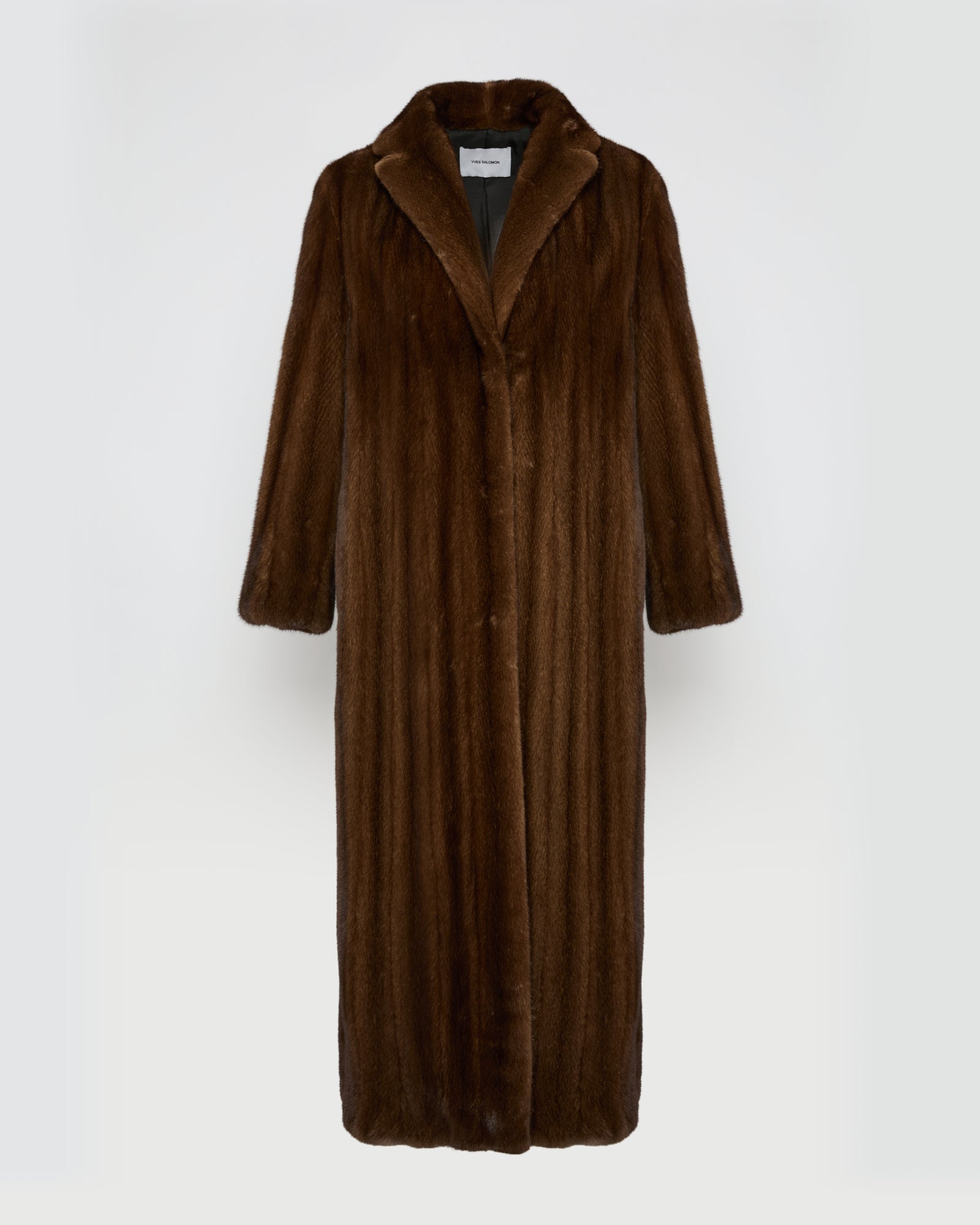 Long Coat in Long-Haired Mink -Yves Salomon
