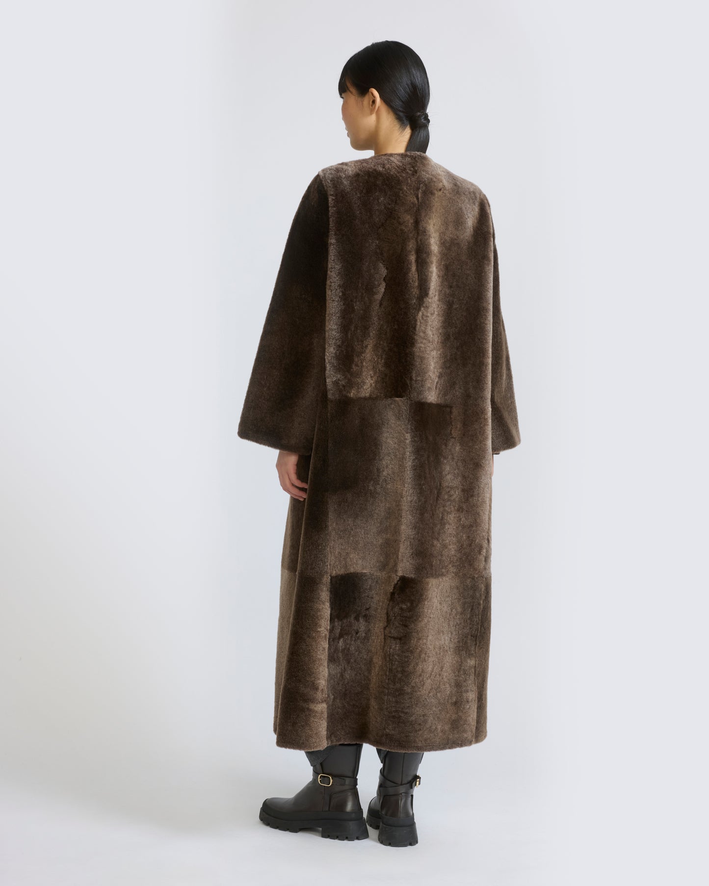 Extra long lambskin shearling coat - Yves Salomon - New Fall/Winter Collection