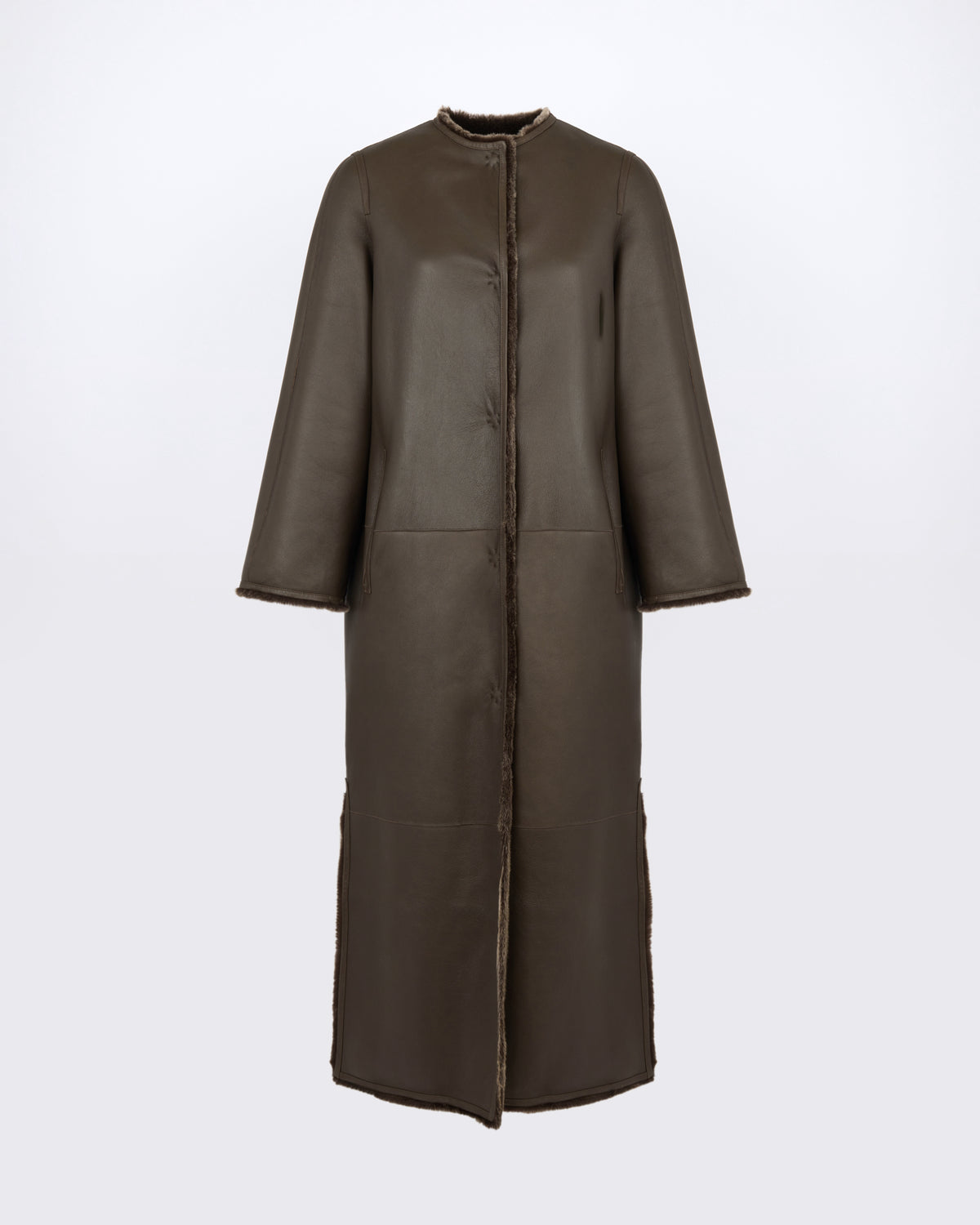 Extra long lambskin shearling coat - Yves Salomon - New Fall/Winter Collection
