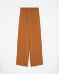 Palazzo trousers in matte satin fabric