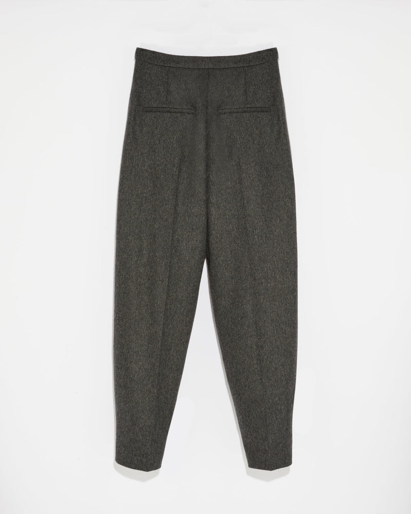 Flannel tailored trousers-Yves Salomon-Winter sale & boxing day