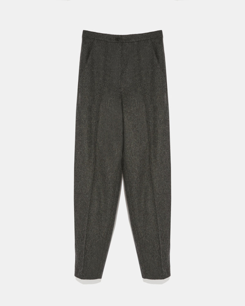 Flannel tailored trousers-Yves Salomon-Winter sale & boxing day