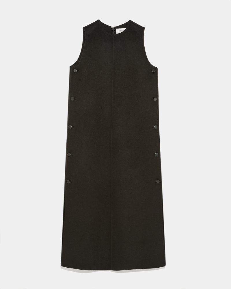Long double-sided cashmere blend dress-Yves Salomon-Winter sale & boxing day