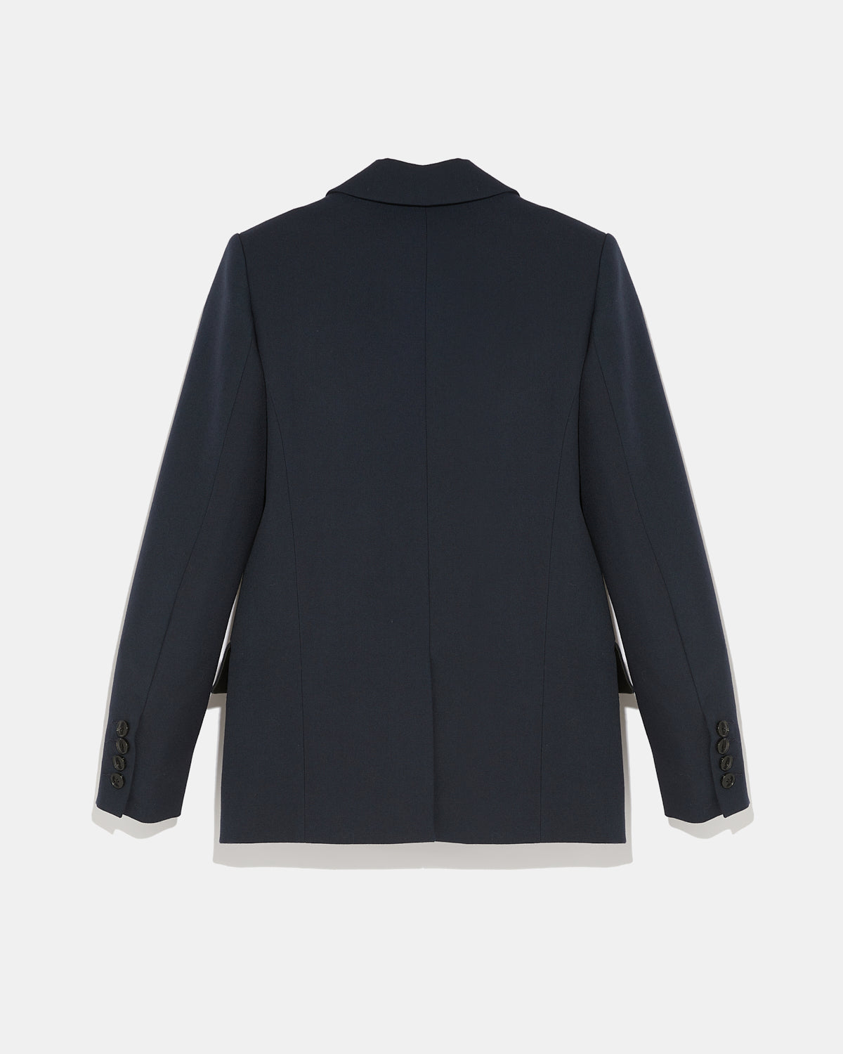 Tailored jacket in wool gabardine fabric