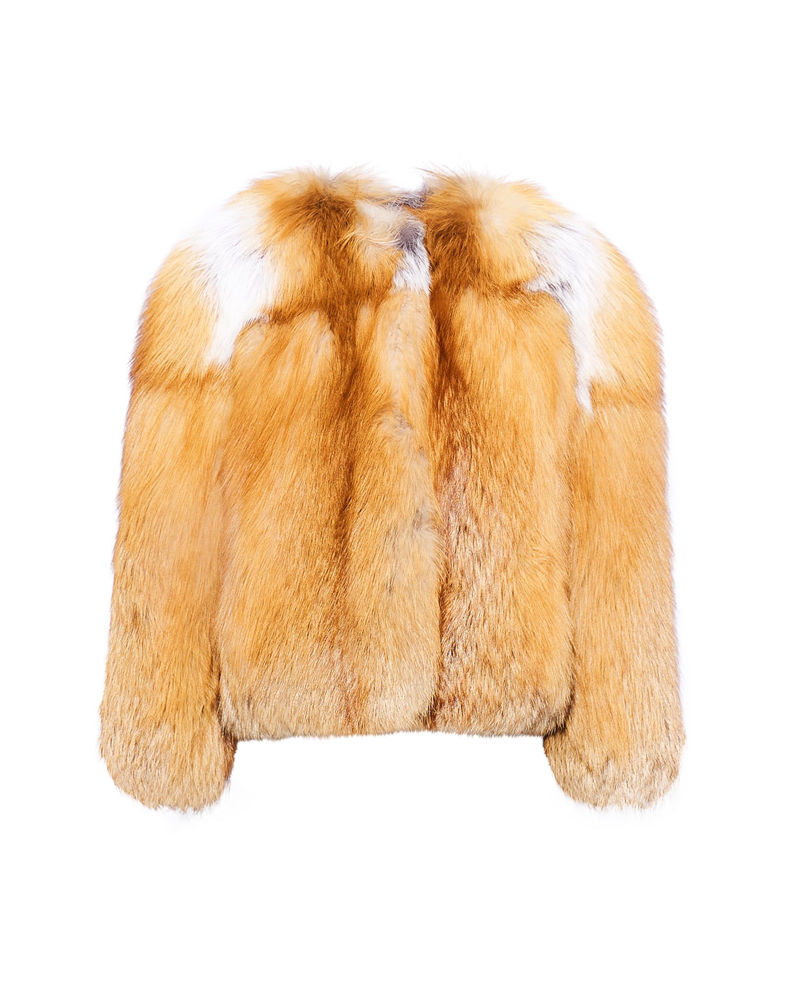 Straight fox fur jacket -Yves Salomon
