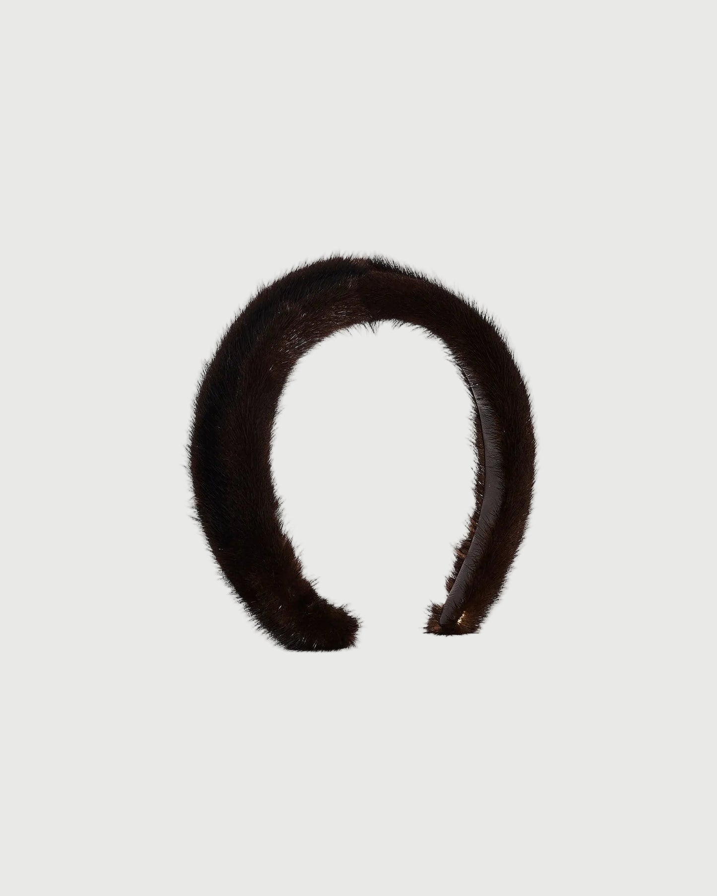 Mink fur and leather hairband -Yves Salomon - New spring summer collection