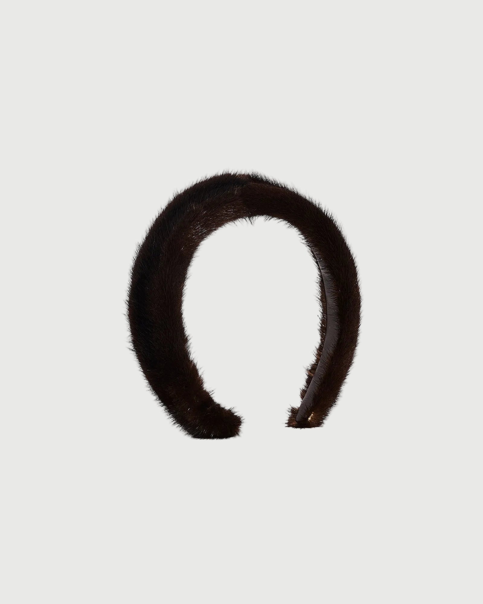 Mink fur and leather hairband -Yves Salomon - New spring summer collection