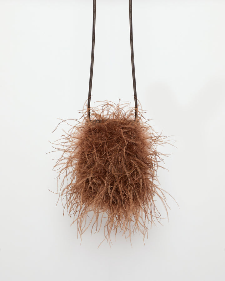 Ostrich Feather Phone Case -Yves Salomon - New spring summer collection