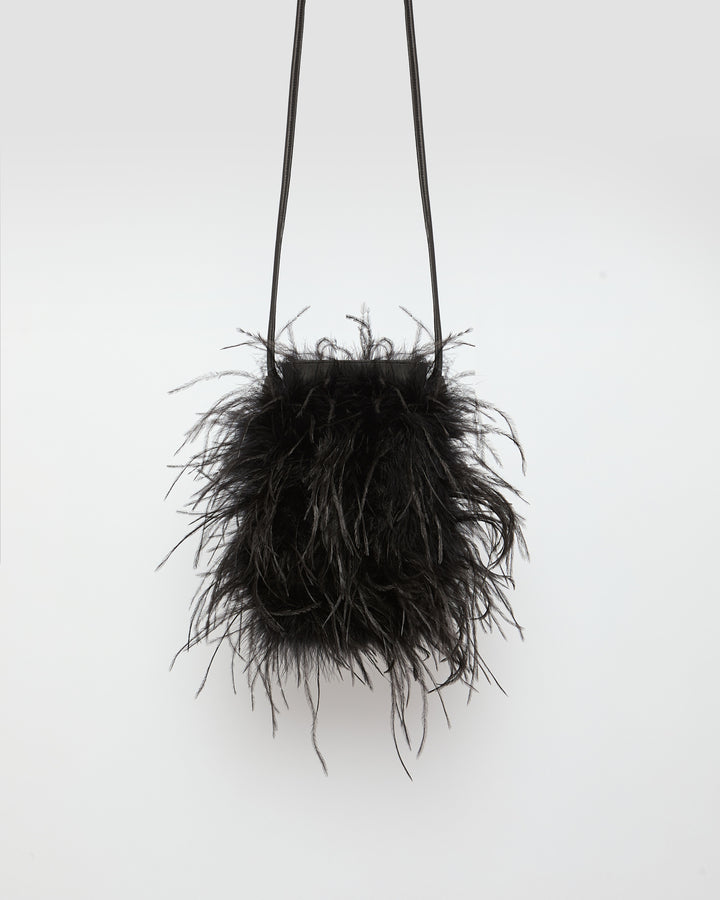 Ostrich Feather Phone Case -Yves Salomon - New spring summer collection
