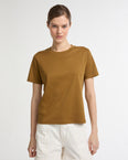 Cotton-silk interlock T-shirt