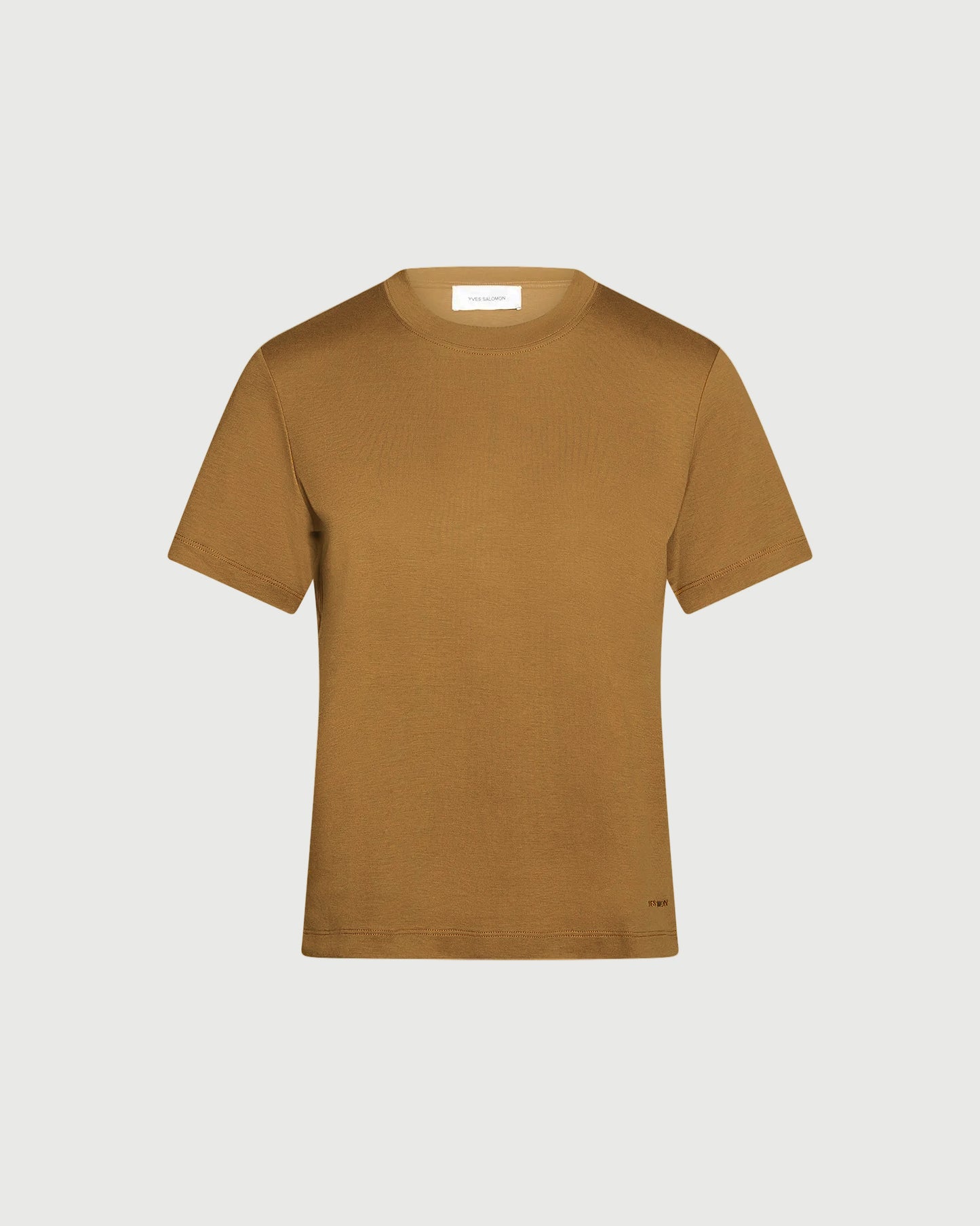 Cotton-silk interlock T-shirt