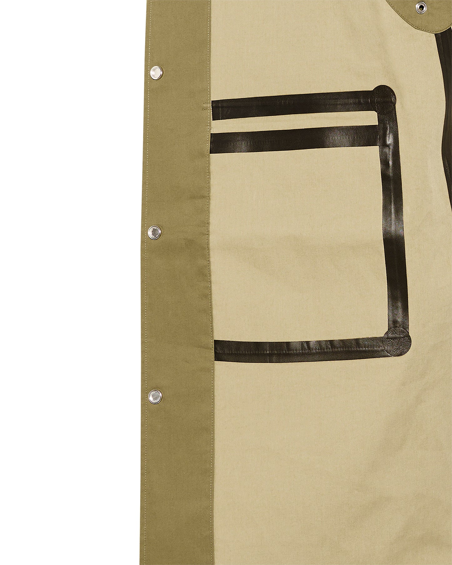 Two-tone double-sided cotton coat -Yves Salomon - New spring summer collection