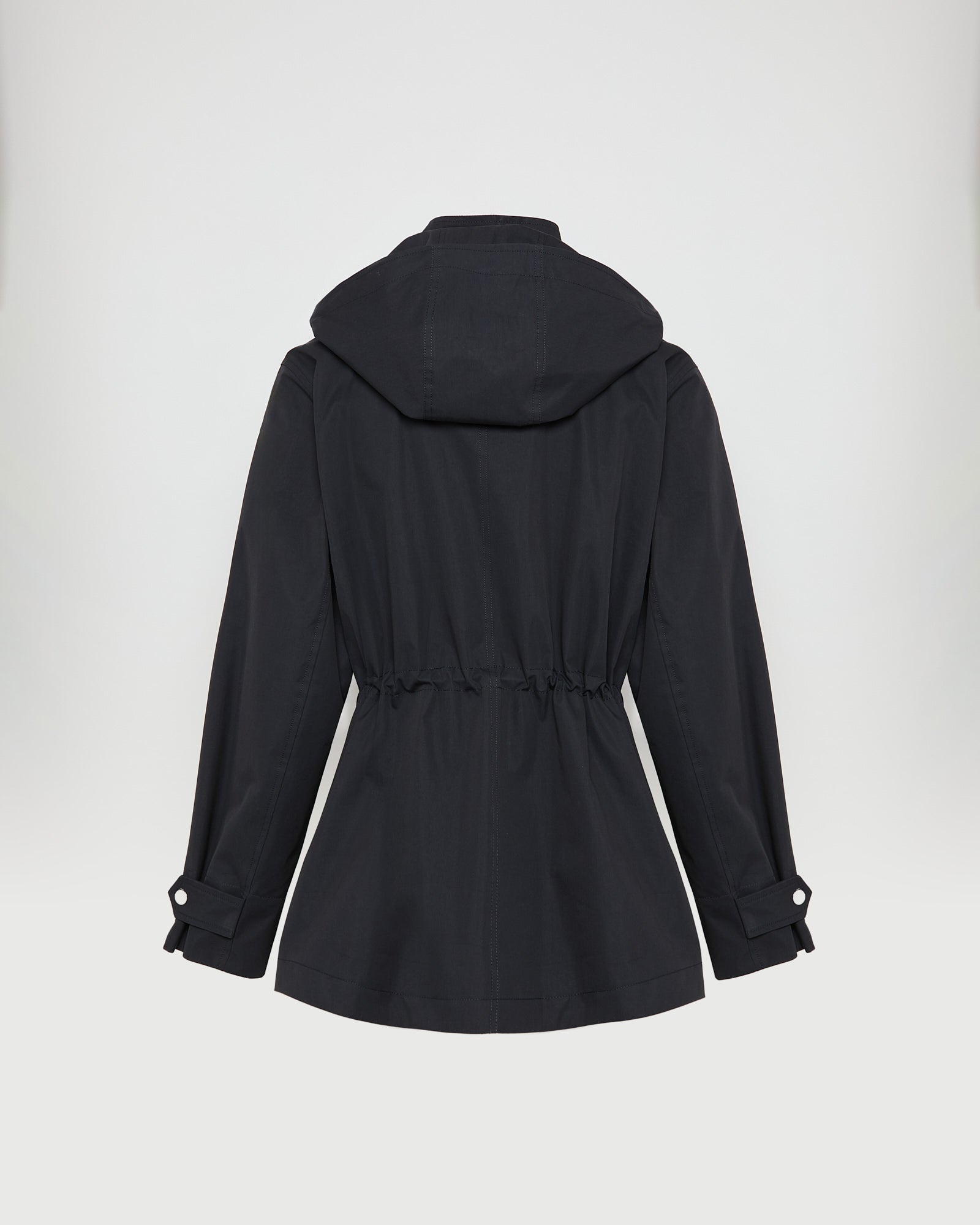 Safari parka in waterproof cotton-blend and leather -Yves Salomon - New spring summer collection