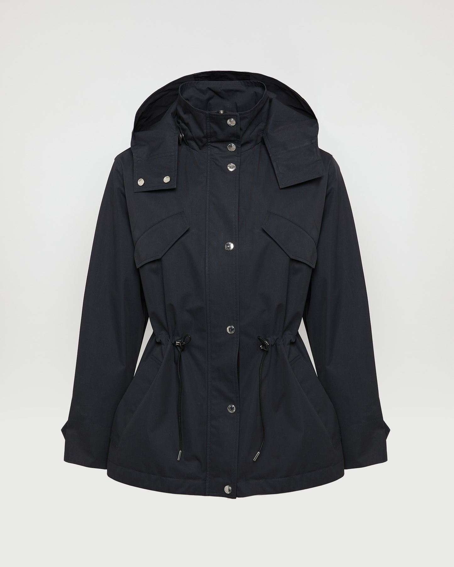 Safari parka in waterproof cotton-blend and leather -Yves Salomon - New spring summer collection