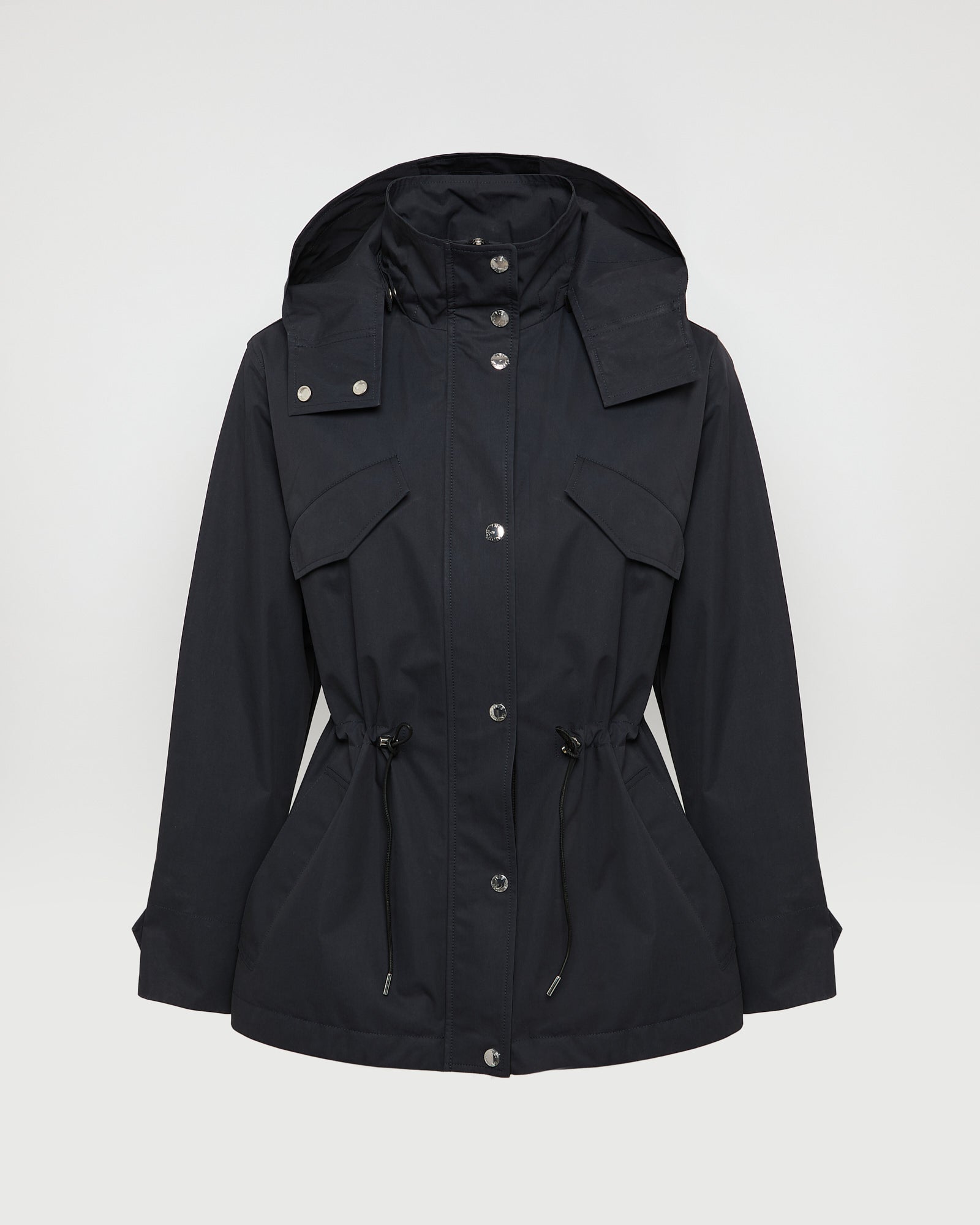 Safari parka in waterproof cotton-blend and leather -Yves Salomon - New spring summer collection