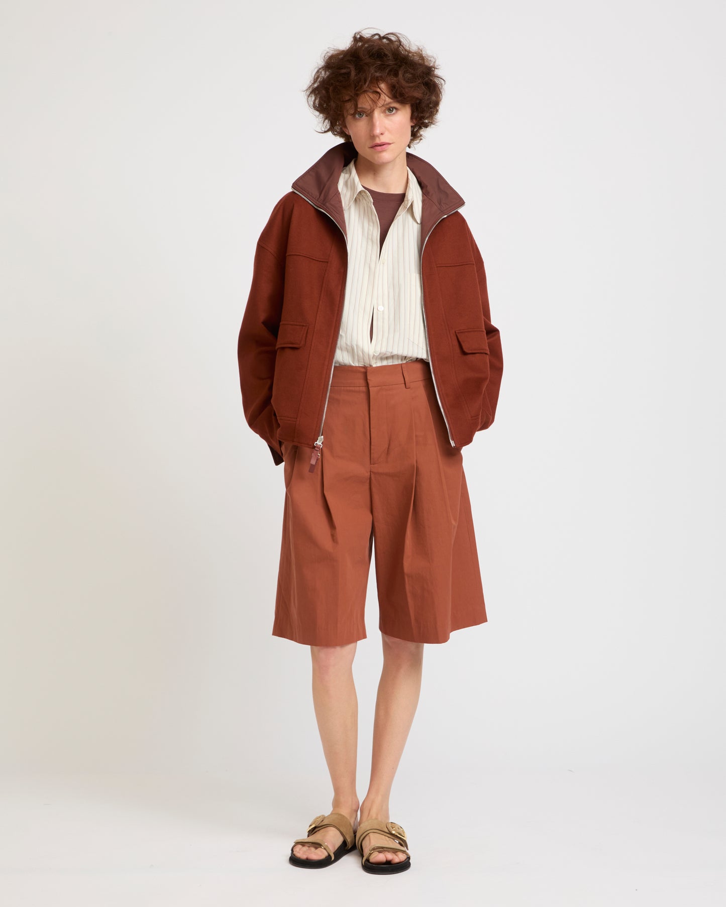 Reversible jacket in Loro Piana Wool-Cashmere / Waterproof fabric -Yves Salomon - New spring summer collection