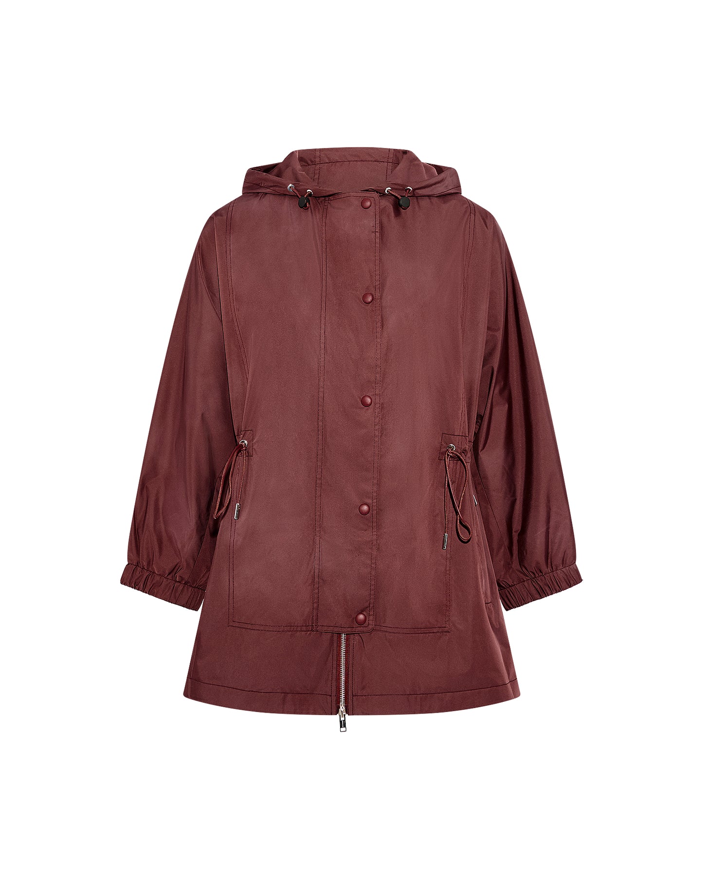 Waterproof technical fabric parka cape -Yves Salomon - New spring summer collection