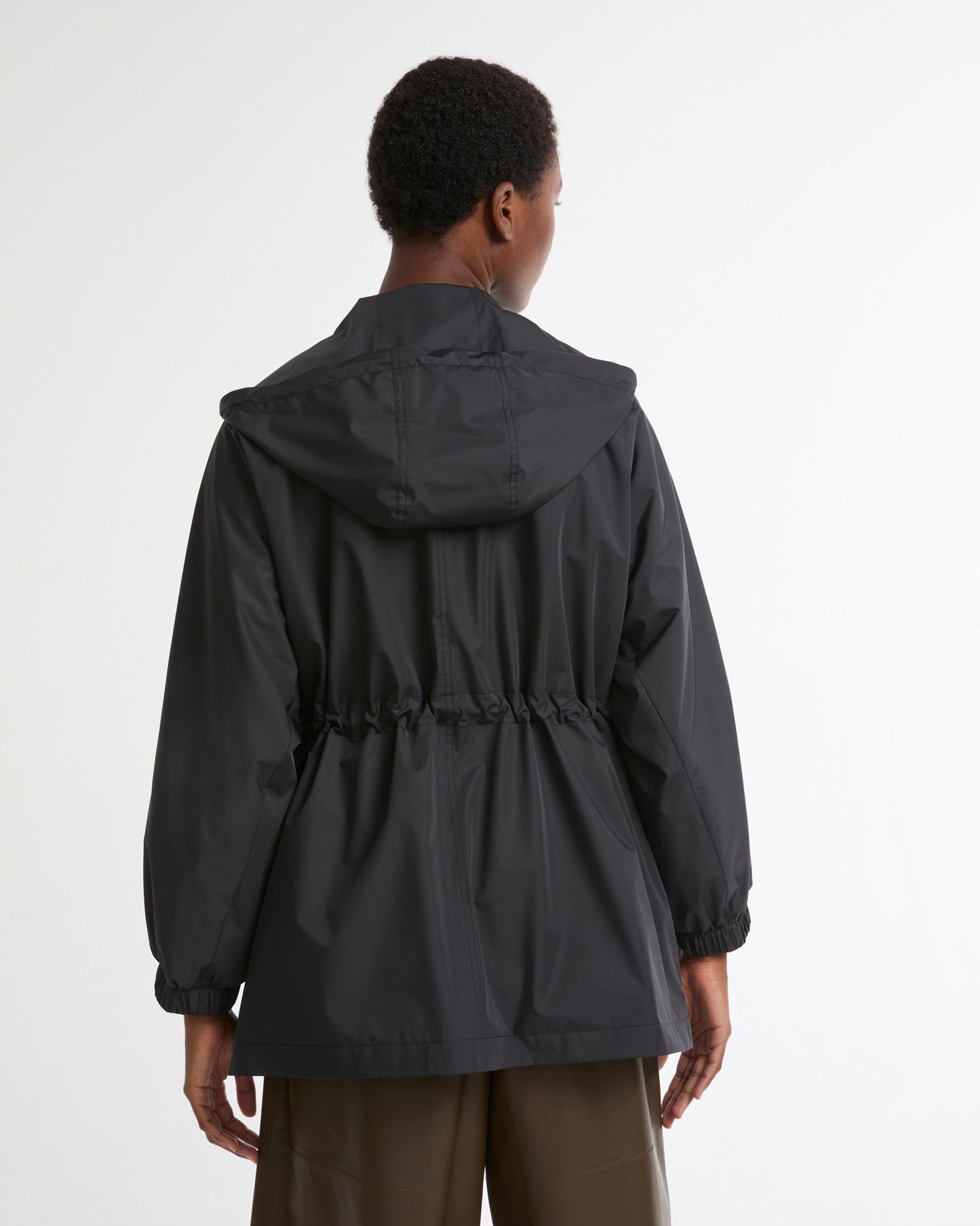 Waterproof technical fabric cape -Yves Salomon - New spring summer collection