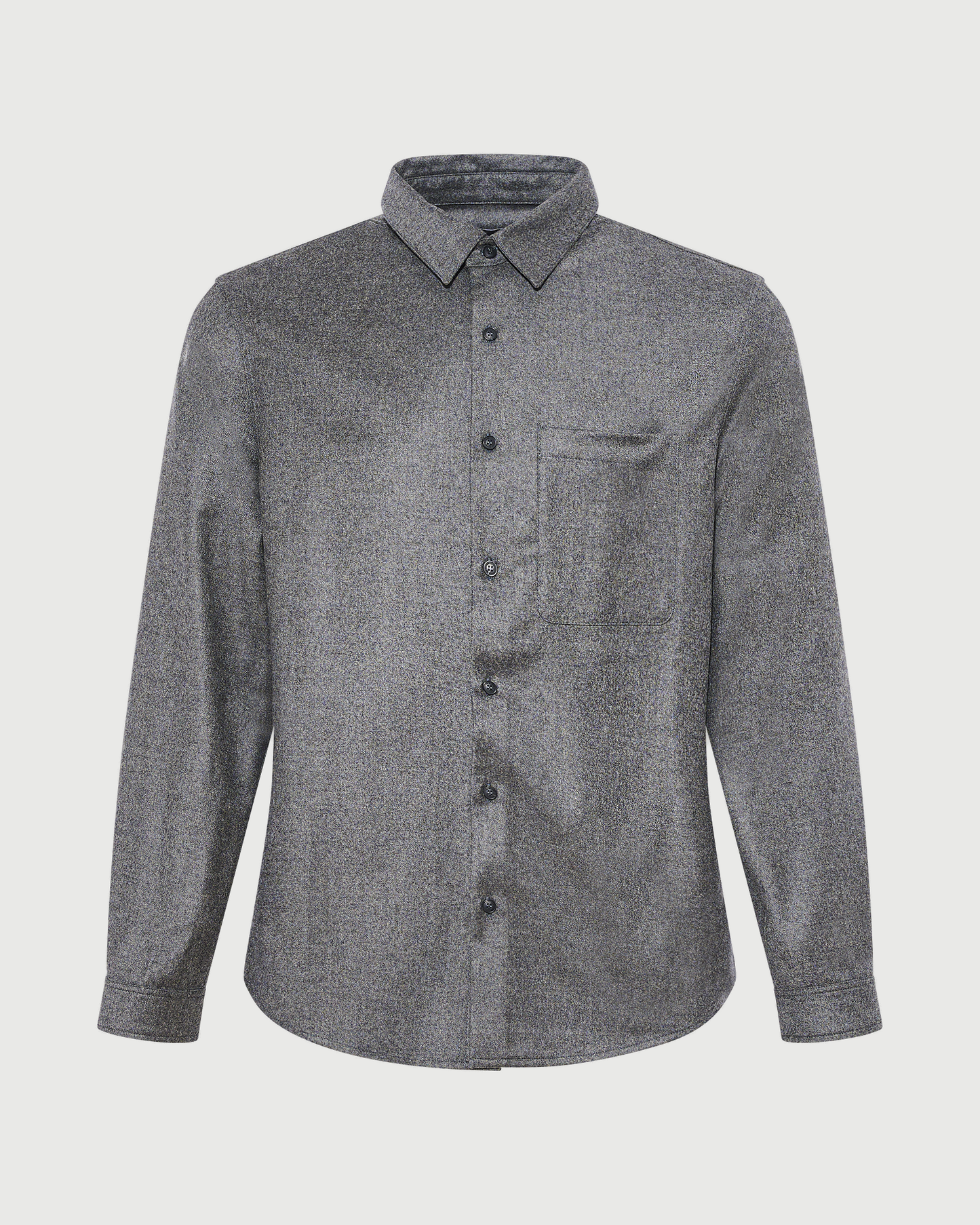 Loro Piana cashmere wool flannel overshirt - Yves Salomon - New Fall Winter Collection