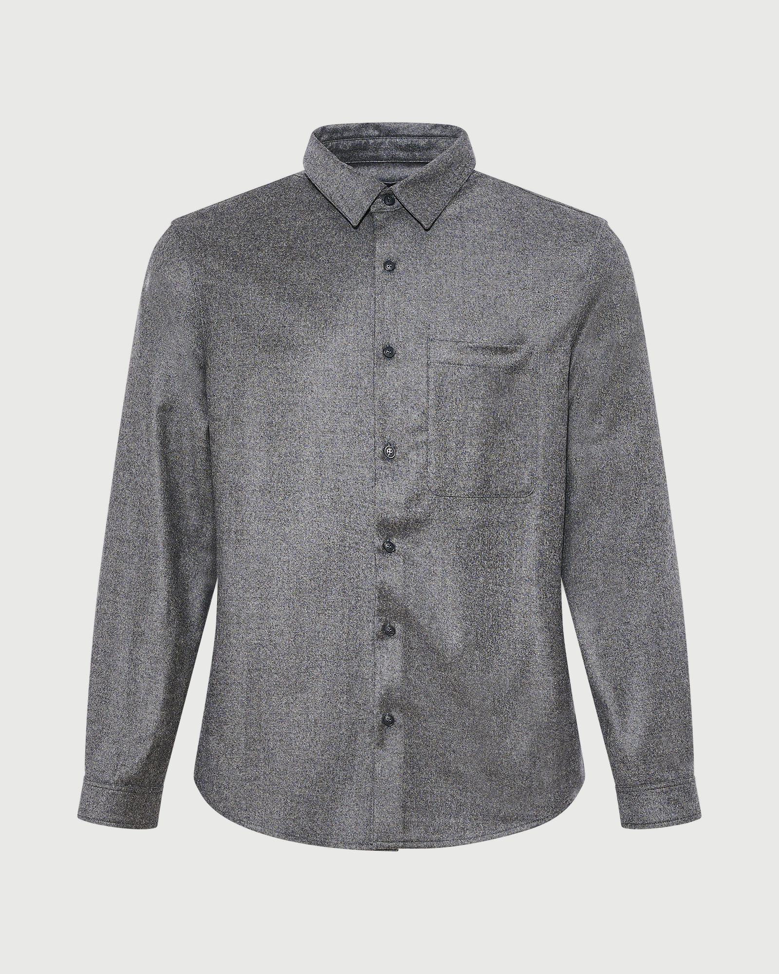 Loro Piana cashmere wool flannel overshirt - Yves Salomon - New Fall Winter Collection