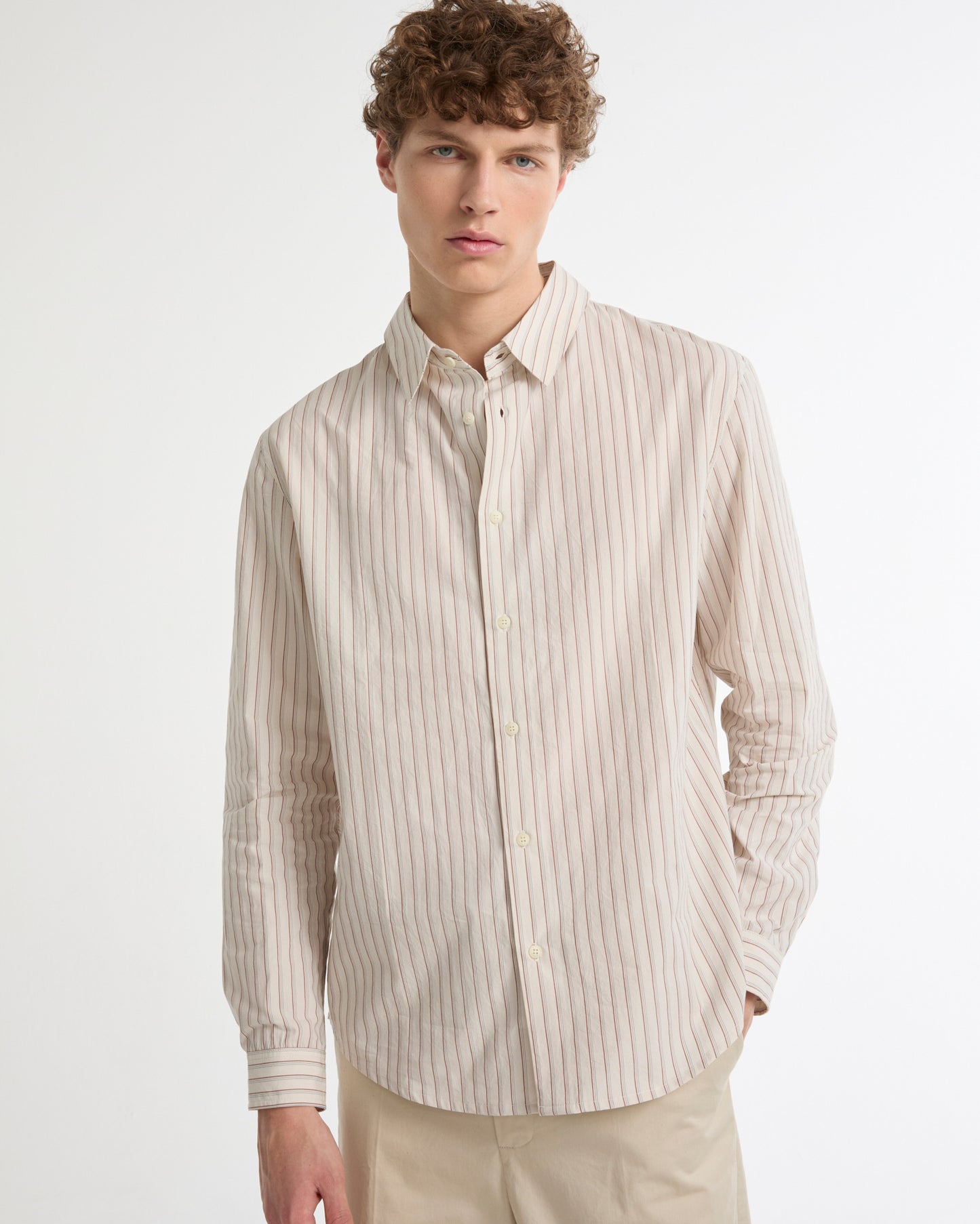 Summer sale - Cotton poplin shirt -Yves Salomon - New spring summer collection