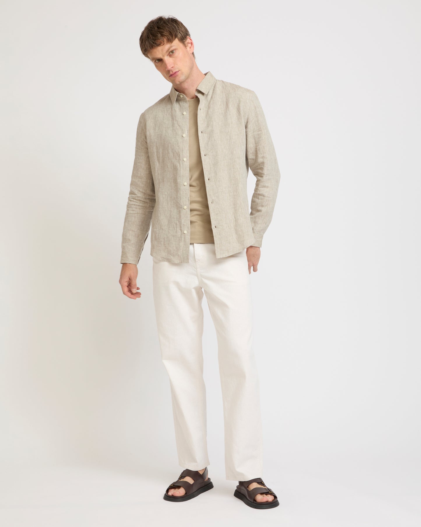 Summer sale - Linen shirt -Yves Salomon - New spring summer collection