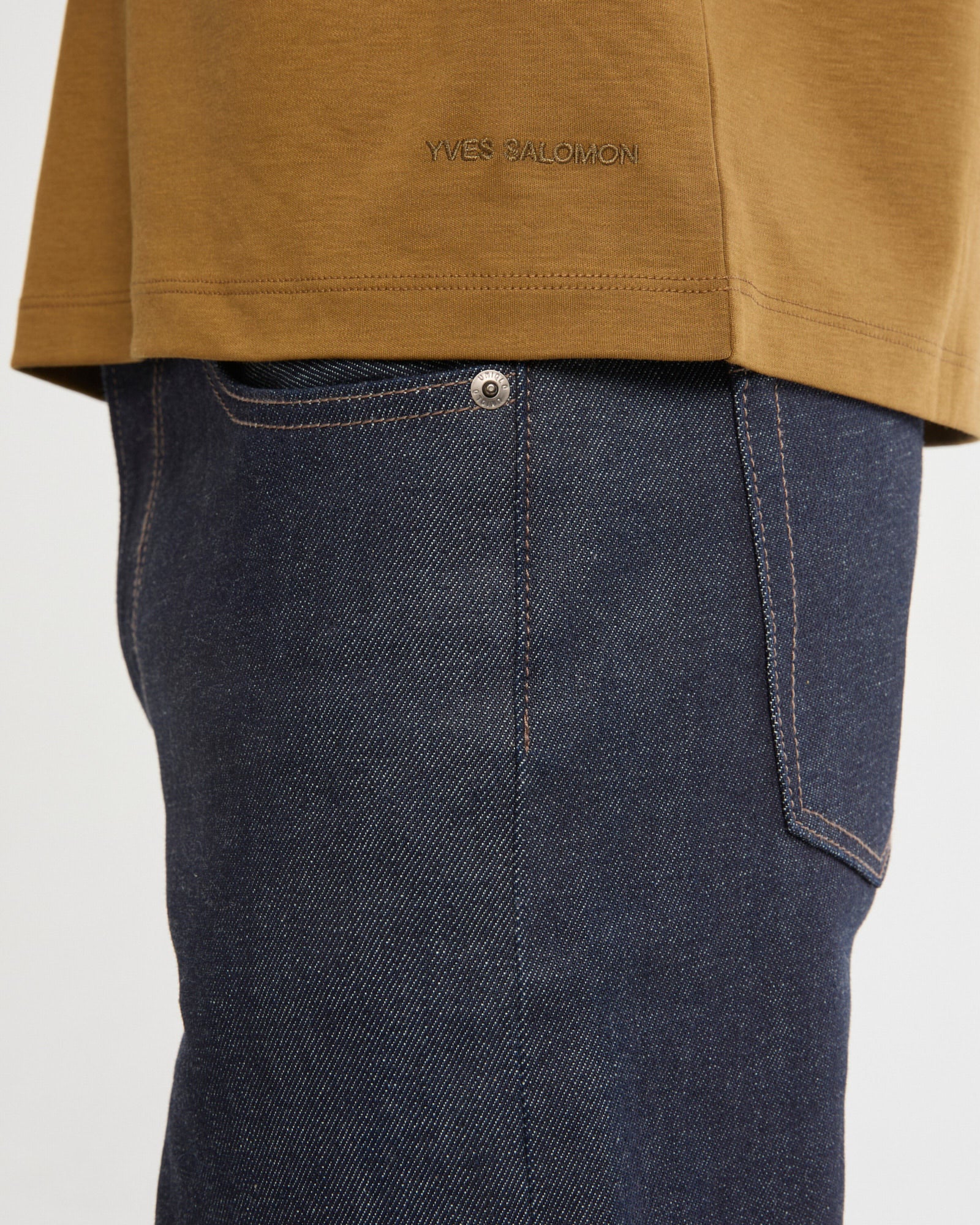 Summer sale - Cotton-silk interlock T-shirt -Yves Salomon - New spring summer collection