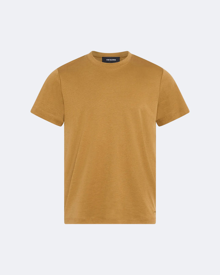 Cotton-silk interlock T-shirt