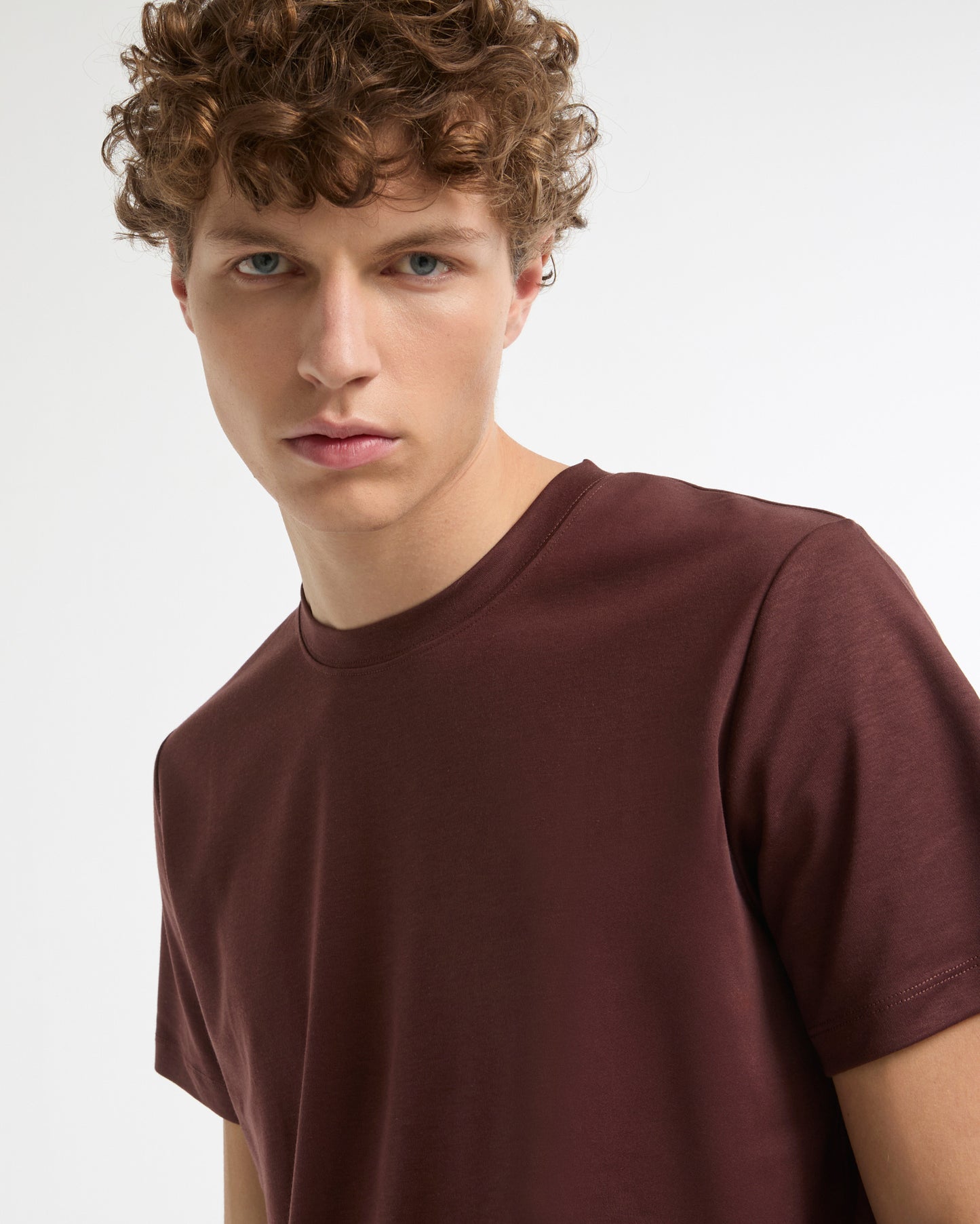Summer sale - Cotton-silk interlock T-shirt -Yves Salomon - New spring summer collection