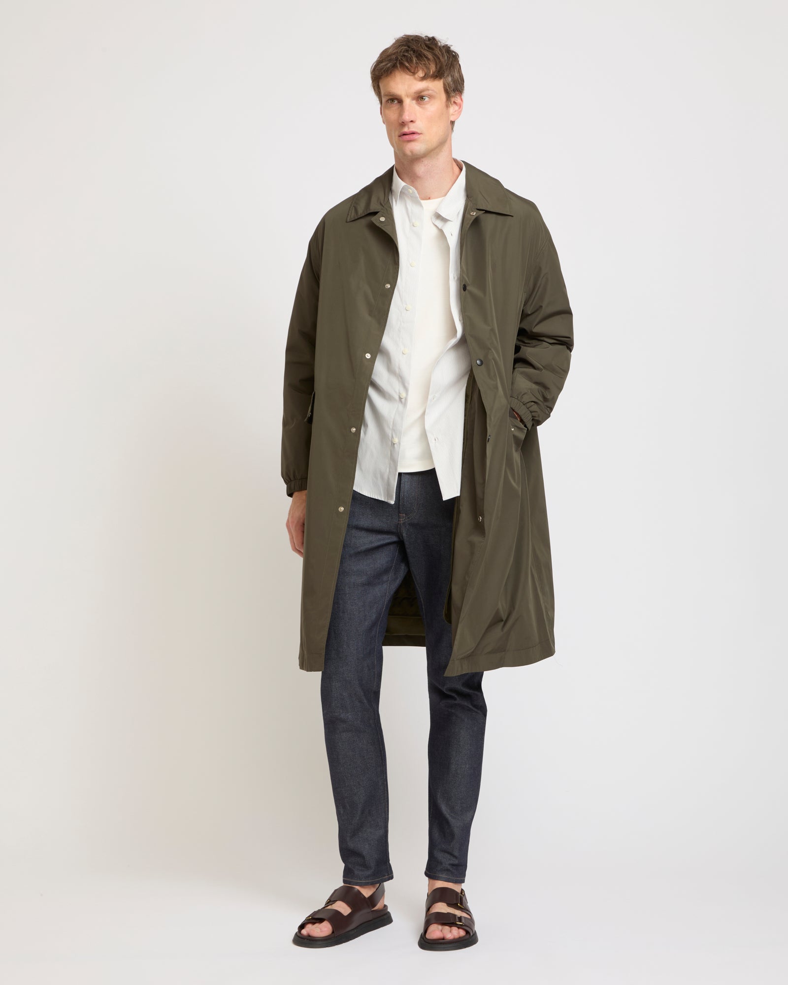 Waterproof technical fabric coat -Yves Salomon - New spring summer collection