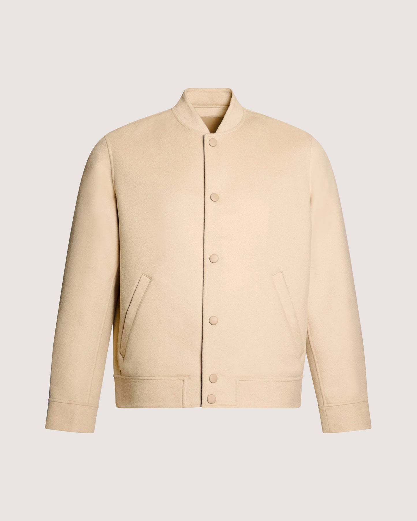 Summer sale - Double-sided cashmere varsity jacket -Yves Salomon - New spring summer collection