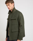 Double-sided cashmere jacket