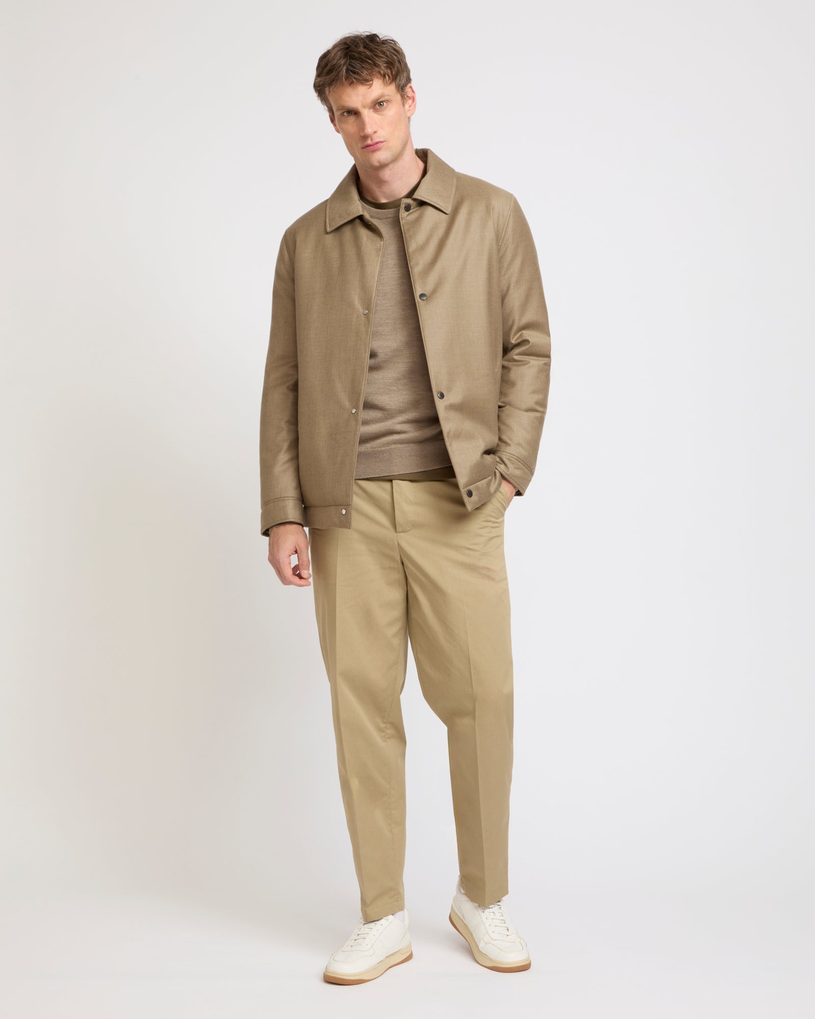Loro Piana storm system fabric overshirt -Yves Salomon - New spring summer collection
