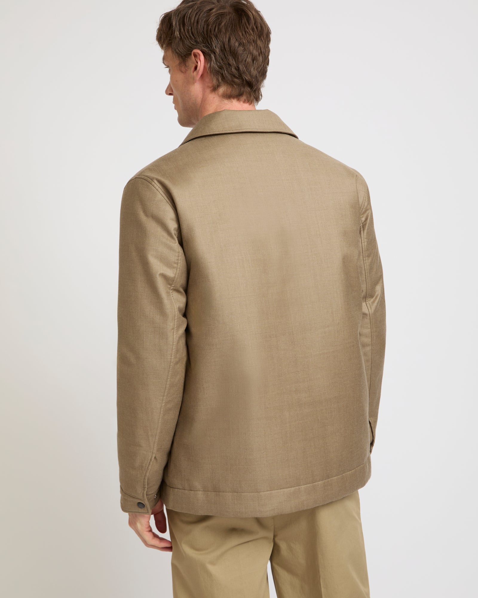 Loro Piana storm system fabric overshirt -Yves Salomon - New spring summer collection