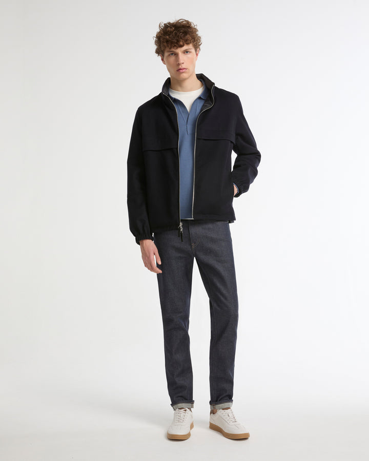 Reversible jacket in cashmere blend and technical fabric -Yves Salomon - New spring summer collection