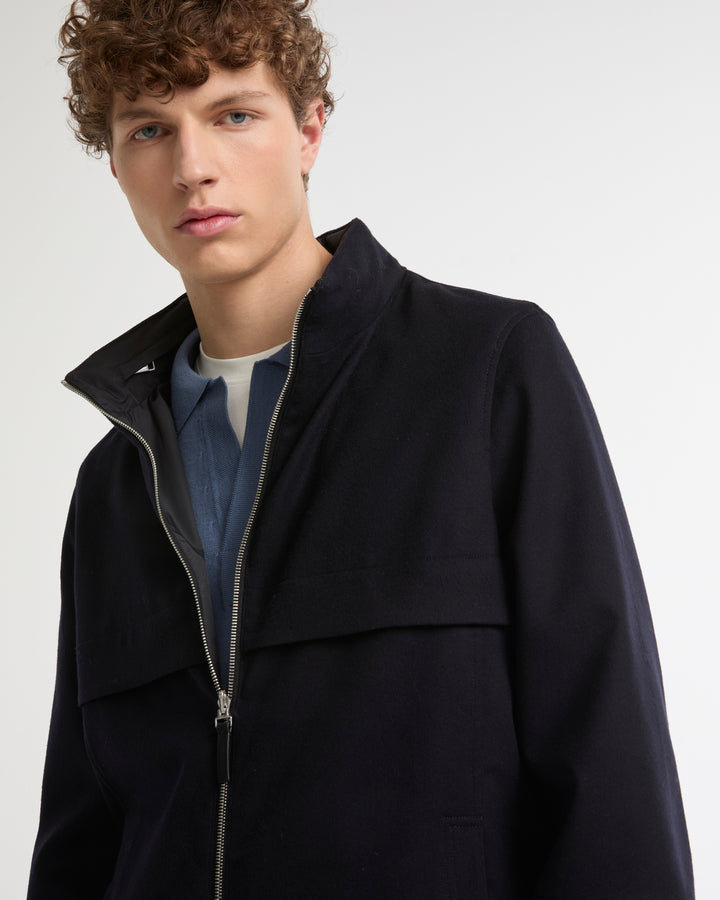 Reversible jacket in cashmere blend and technical fabric -Yves Salomon - New spring summer collection
