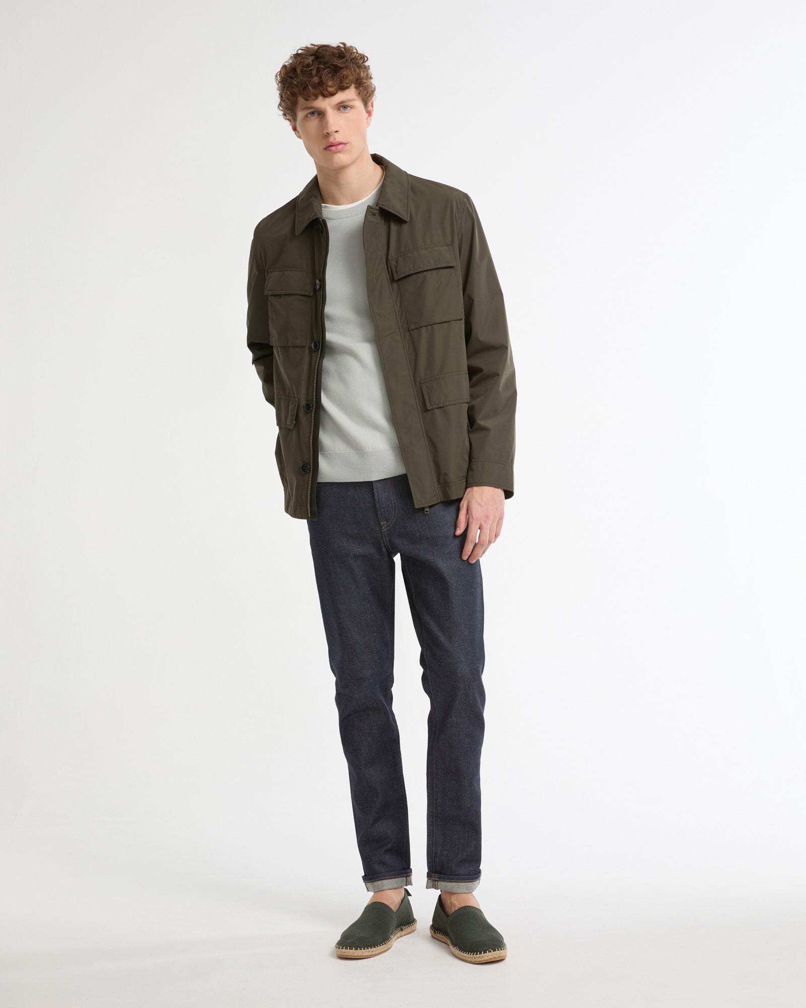 Waterproof technical fabric safari jacket -Yves Salomon - New spring summer collection