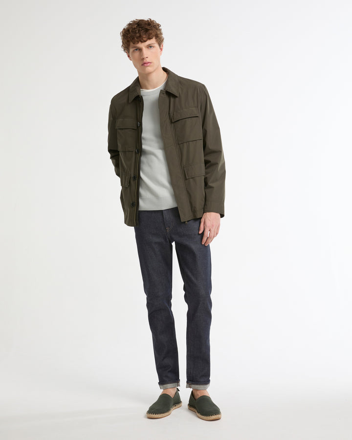 Waterproof technical fabric safari jacket -Yves Salomon - New spring summer collection