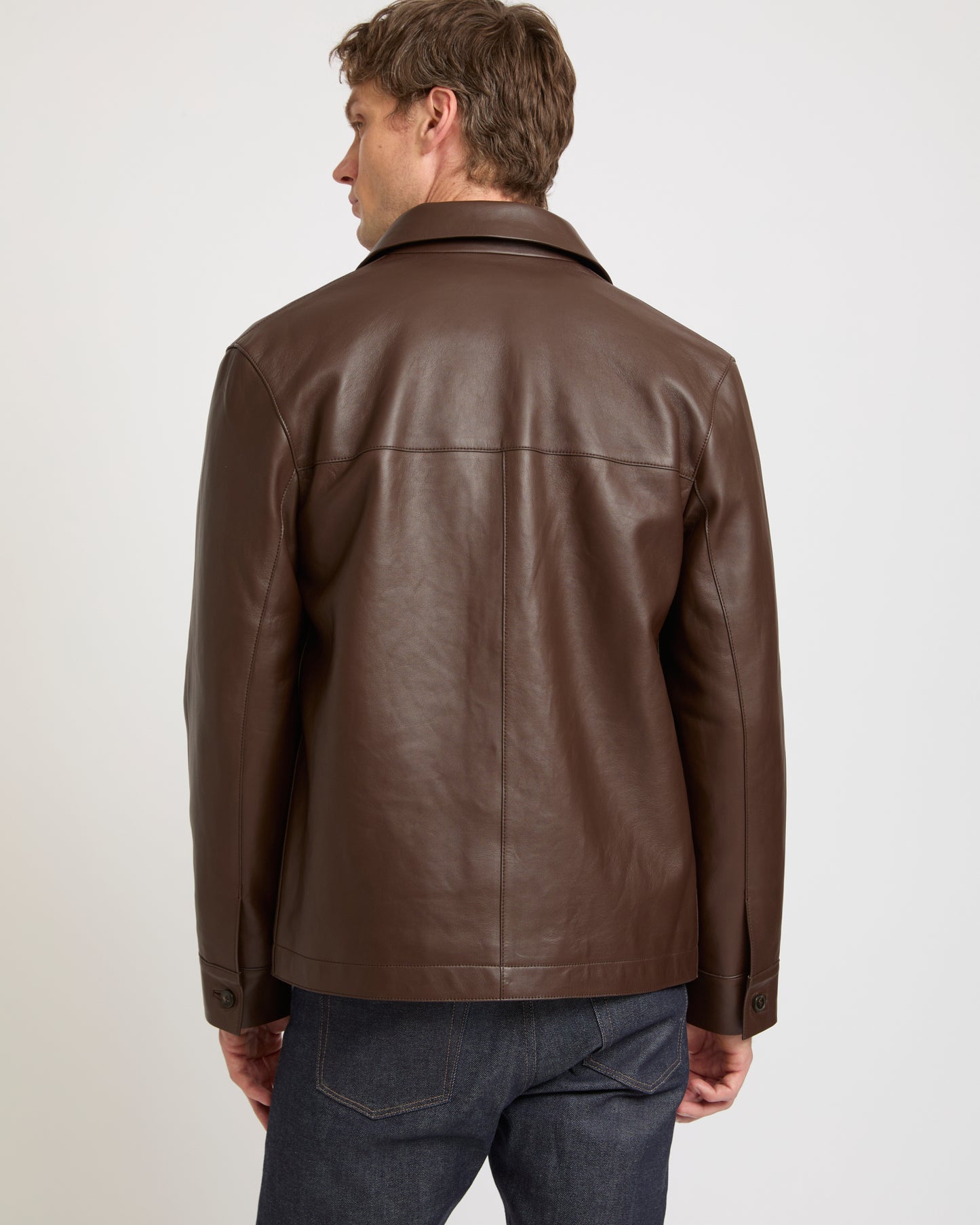 Lamb leather jacket with nappa finish -Yves Salomon - New spring summer collection