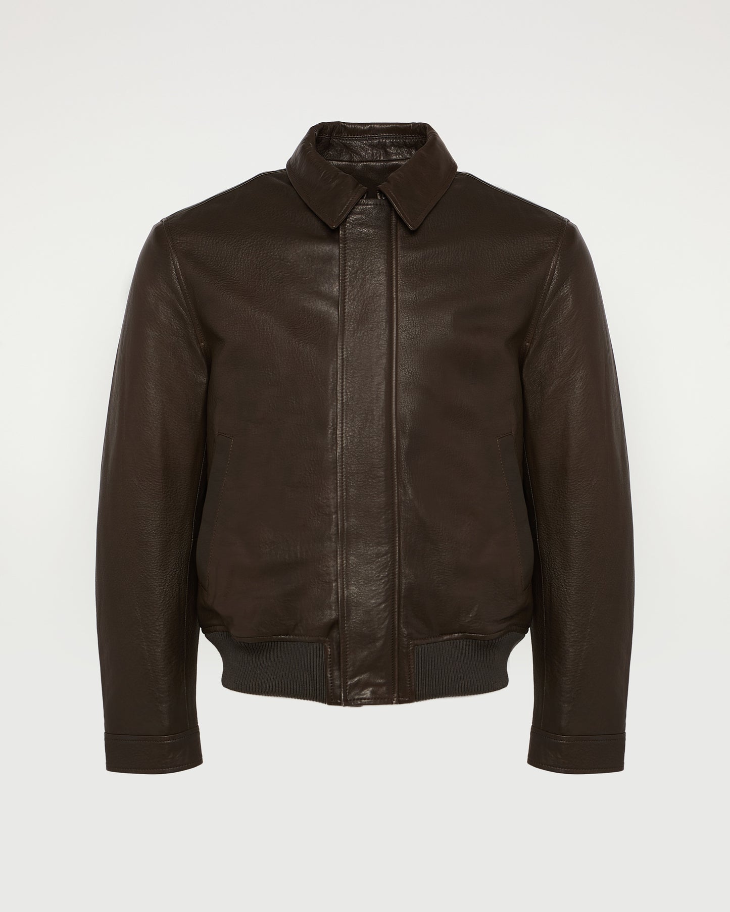 Aviator jacket in natural grain lamb leather -Yves Salomon - New spring summer collection