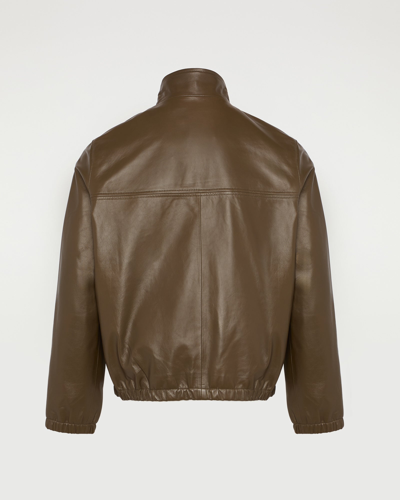 Zipped lambskin leather jacket -Yves Salomon - New spring summer collection