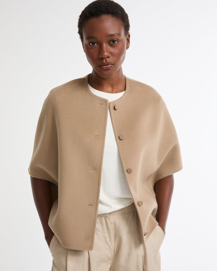 Double-sided cashmere blend jacket -Yves Salomon - New spring summer collection