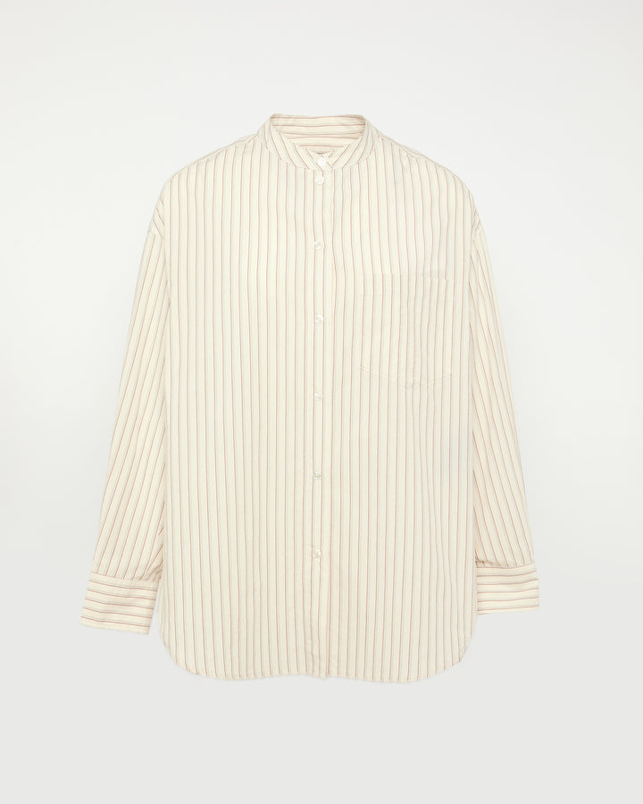 Long sleeve poplin shirt -Yves Salomon - New spring summer collection