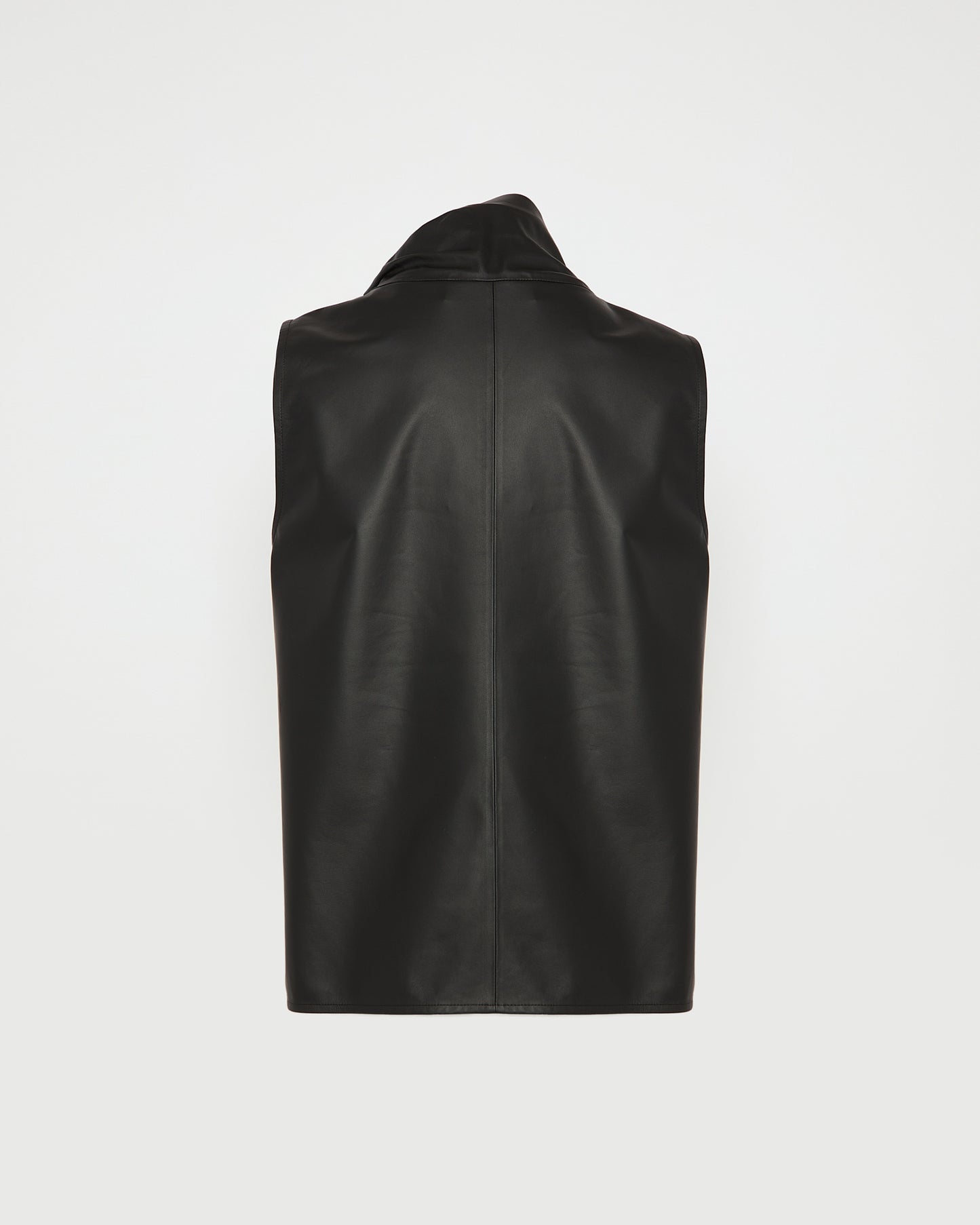Draped leather top -Yves Salomon - New spring summer collection