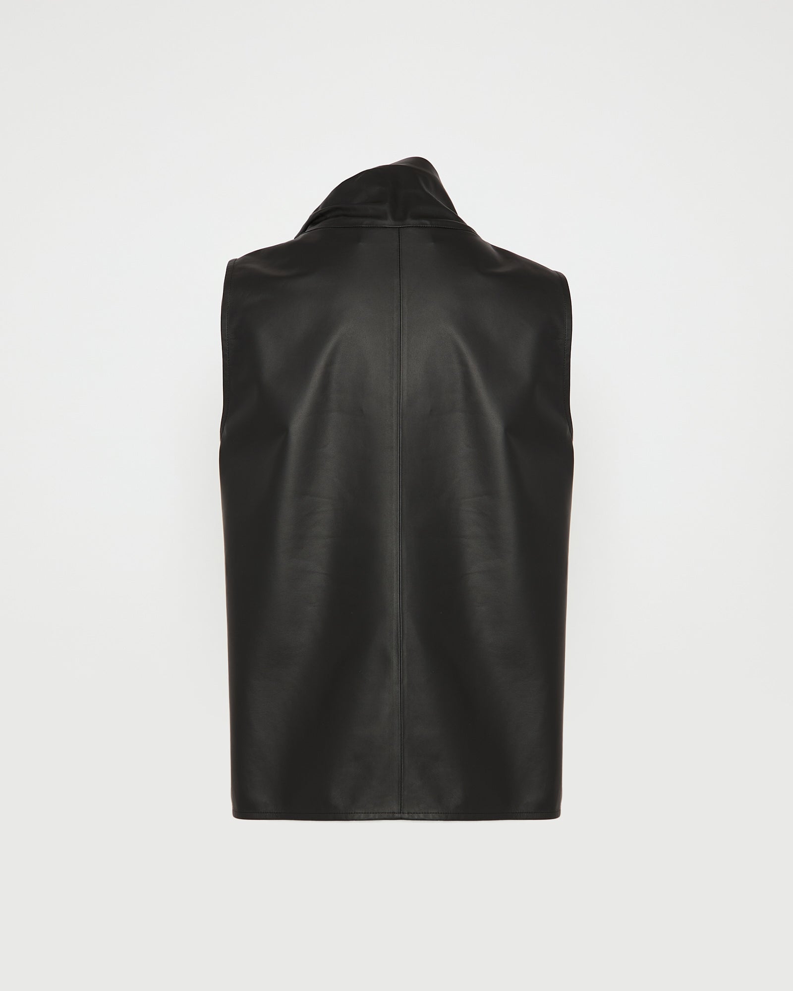 Draped leather top -Yves Salomon - New spring summer collection