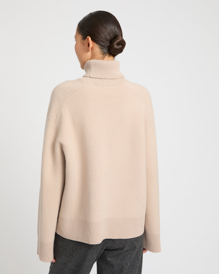 Polo-neck sweater -Yves Salomon