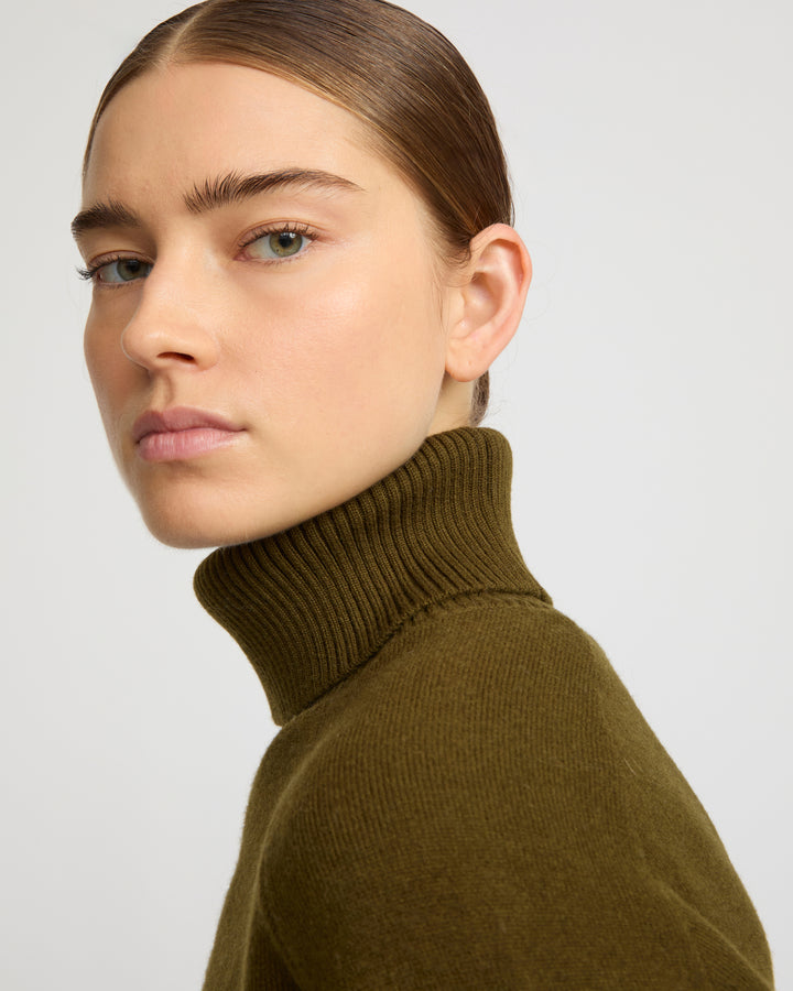 Polo-neck sweater -Yves Salomon