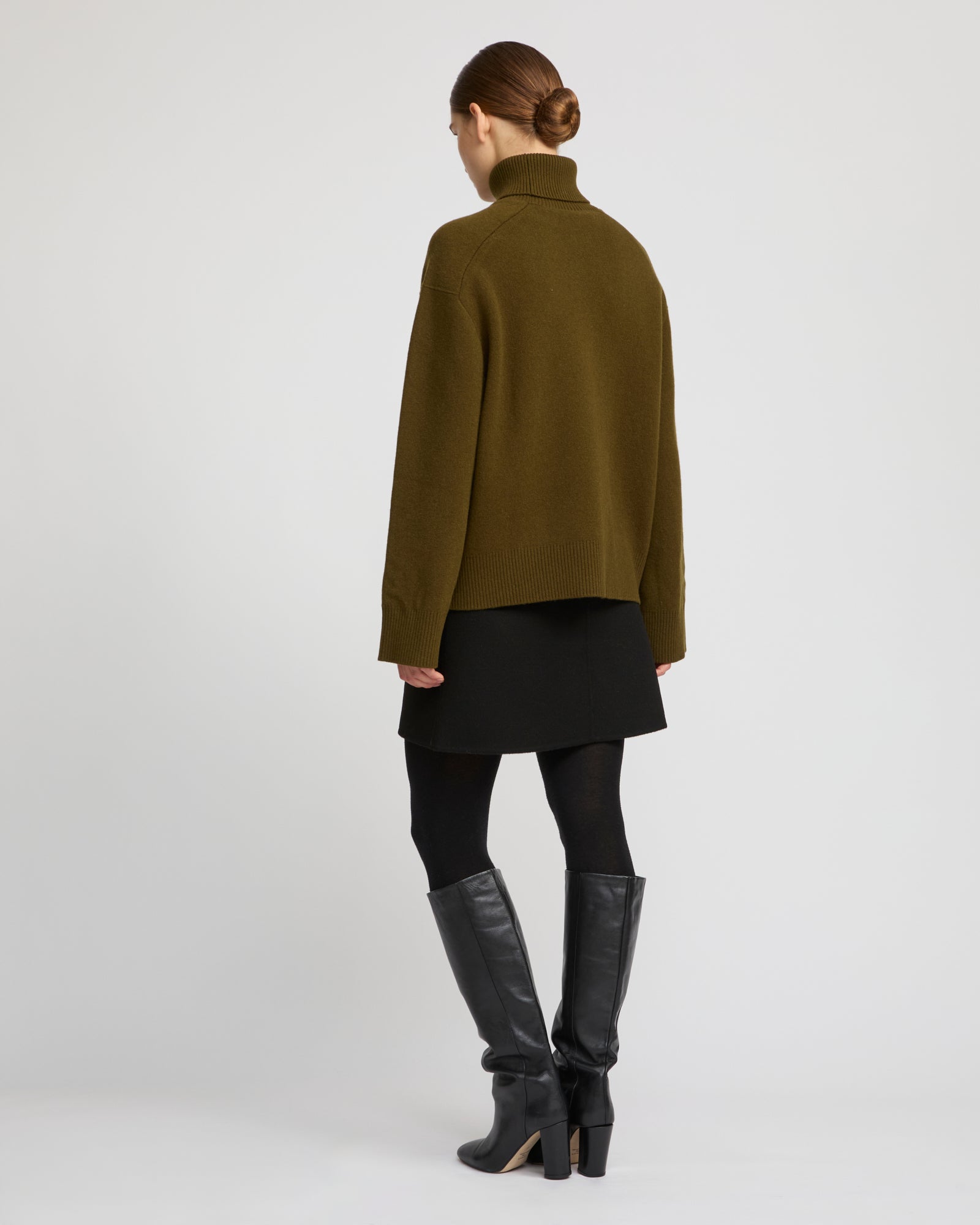 Polo-neck sweater -Yves Salomon