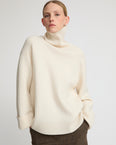 Polo-neck sweater