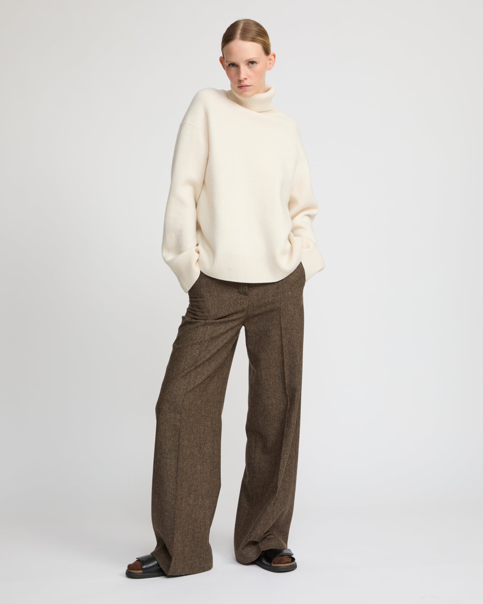 Polo-neck sweater -Yves Salomon
